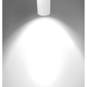 proiector LED tracklight Techstar vedere frontala iluminat pornit