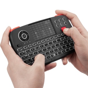 Tastatura Techstar® Rii i4, Dual Mode, Wireless, Bluetooth 3.0, Scroll, TouchPad, Controller, Iluminata - Img 12