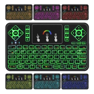 Tastatura Wireless Techstar® Q9 Iluminata RGB , QWERTY, Plug&Play, Tochpad, Tastatura, Mouse - Img 6