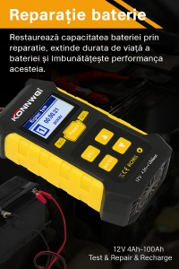 instructiuni tester kw510 pe fundal alb