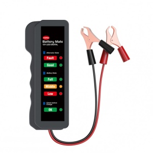 Tester Baterie si Alternator Auto Techstar® , Conectare direct la baterie, 12V, Usor de utilizat - Img 3