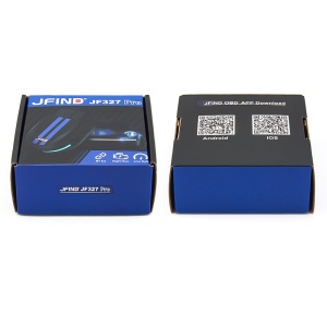 interfata OBD2 bluetooth JF327 Pro vedere fata si spate