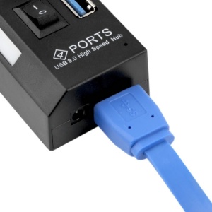 Conector USB 3.0 albastru pentru hub Techstar HB4, transfer de mare viteză