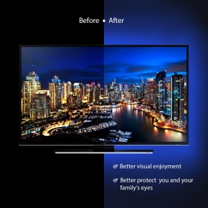 Banda LED Multicolor USB 5050 RGB Flexibila Decorat Exterior Interior 1M Waterproof cu Telecomanda - Img 2