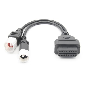 adaptor OBD2 Yamaha Techstar 3 pini si 4 pini la 16 pini pentru motociclete