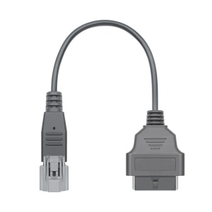 cablu adaptor diagnoza Techstar OBD2 3 pini la 16 pini Yamaha negru