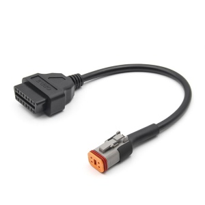 adaptor OBD2 Harley Davidson Techstar 4 pini la 16 pini pentru diagnoza moto