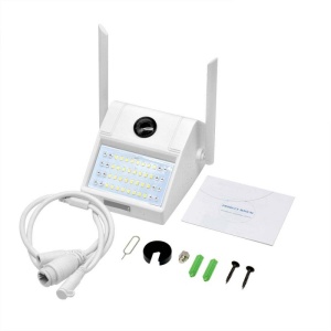 Camera Supraveghere Video Techstar® ViewFrame A5200, FullHD, Wireless, Iluminare LED, Microfon, Difuzor, Pentru Intrare Locuinta - Img 1