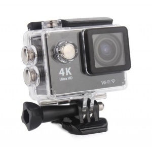 Camera video sport Eken H9+, 12 MP, 4K, Display 2 inch, Wi-Fi, Waterproof 30m/adancime, Unghi filmare 170º, Idela pentru sporturi extreme, Negru - Img 1
