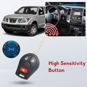 carcasa cheie auto programabila nissan, compatibila cu Infiniti FX, cu cip ID46 si frecventa 433MHz