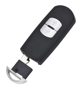 Carcasa Mazda 2 butoane cu buton metalic lateral