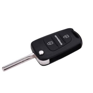Lama cheie auto Techstar Kia, 3 butoane, profil metalic rezistent