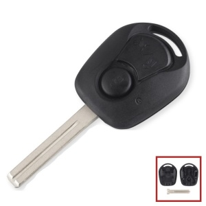 Cheie auto Ssang Yong Rexton cu carcasa neagra si 2 butoane functionale