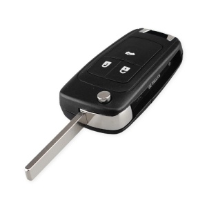 Cheie auto Techstar 3 butoane, compatibila Opel Chevrolet Vauxhall, profil subtire