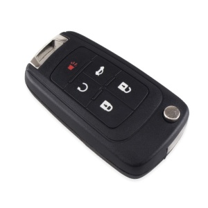 Carcasa cheie auto Techstar Opel Chevrolet Vauxhall, model plat cu 5 butoane