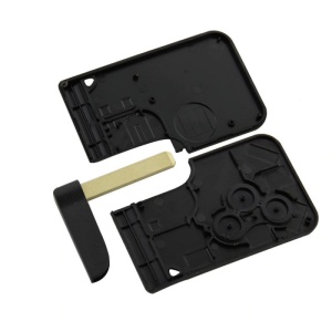 Set carcasa si lama cheie Renault Clio Megane Scenic 3 butoane