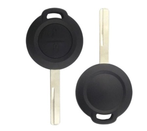 carcasa cheie mitsubishi 2 butoane rotunda cu lama