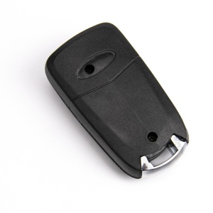 Carcasa cheie auto Techstar briceag flip HU101 - vedere spate carcasa (neagra)
