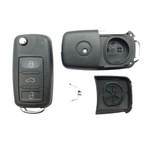 interior si exterior carcasa techstar briceag 3 butoane compatibila vw model nedetasabil