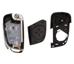Carcasa cheie auto tip briceag Techstar pentru Opel Vauxhall Chevrolet 2 butoane – interior cu suport circuit si lama