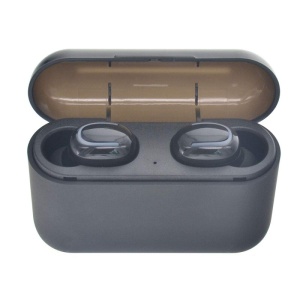 Casti Wireless Q32 TWS Techstar®, Bluetooth 5.0, Conexiune Instanta, Waterproof IPX5, 1500mAh, Touch, Negru - Img 3