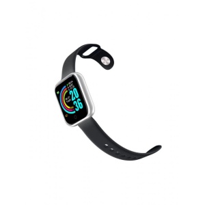 Ceas Smartwatch Techstar® Y68, 1.30 inch IPS, Bluetooth 4.0, Monitorizare Puls, Tensiune, Alerte Sedentarism, Hidratare, Argintiu - Img 2
