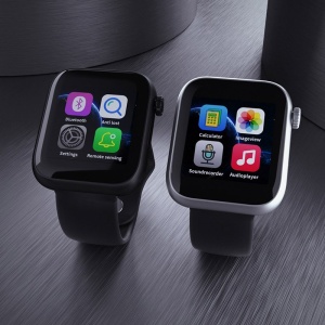 Ceas Smartwatch Techstar® Z6, 1.54inch IPS LCD, Bluetooth 3.0 + EDR, Cartela SIM, MicroSD, Monitorizare Somn, Auriu - Img 5