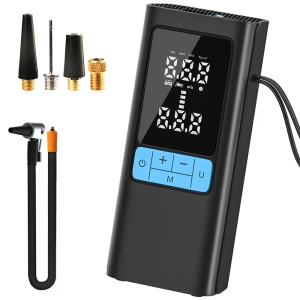 Compresor auto Techstar MU002 cu duze si cablu USB incluse