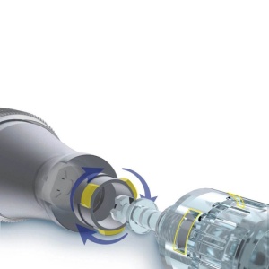 DermaPen Techstar® Dr Pen M8, 2 Capete de Rezerva, Ace Otel Inoxidabil, Corp Aliaj, Ergonomic, Regenerare Piele, Lifting, Viteza Reglabila, 6 Viteze, Gri - Img 3