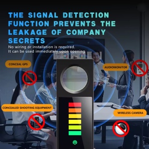 Detector Techstar K15 pentru detectarea semnalelor RF, camerelor ascunse și dispozitivelor de supraveghere