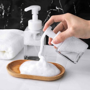 Dozator Sapun Spuma, Transparent, 400ml, Detergent, Balsam, Lotiuni - Img 5