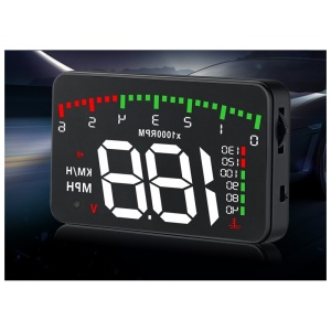 Ecran HUD Techstar® Head-Up Display, Proiector Parbriz, Afisare Multiple Informatii, Conexiune OBD2 - Img 3
