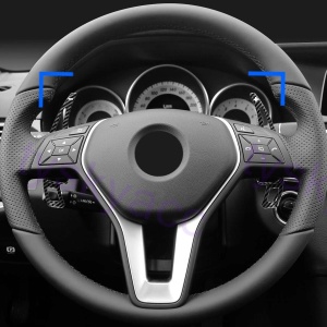 Extensii padele schimbator volan pentru Mercedes-Benz A/B/C/E/S/CLA/CLS/GLA/GLC/GLE, finisaj carbon negru, set stanga + dreapta - Img 3
