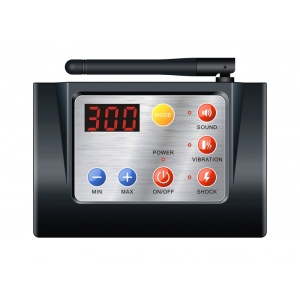 Gard electric pentru câini model 883 - Fără fir, rază 300 metri, 5 niveluri ajustabile