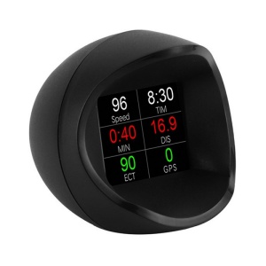 Indicator digital auto multifuncțional, Head Up Display Techstar® OBD II, P 11, Display 1.8 inch, Detector de diagnosticare, Eliminare cod de eroare, Vitezometru, Computer de conducere, Alarmă de supraviteză - Img 4