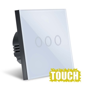 gama culori intrerupator touch techstar alb negru gold