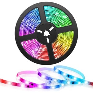 banda led rgb smart techstar 5m control vocal wifi
