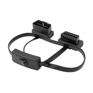 Cablu prelungitor OBD2 60 cm cu buton ON/OFF, vedere generală