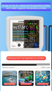 Pachet ATORCH S1BWT cu priza smart si afisaj digital iluminat