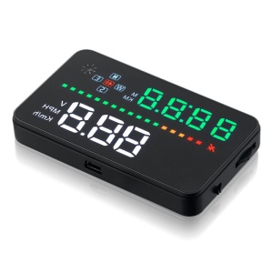 Proiector informatii de bord pe parbriz, Head Up Display Techstar® OBD II, A3, display 3,5 inch, proiectie afisaj bord pe parbriz, GPS, viteza, tensiune, semnal prin satelit - Img 5