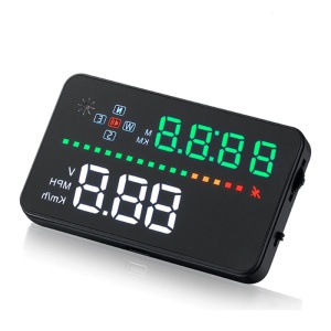 Proiector informatii de bord pe parbriz, Head Up Display Techstar® OBD II, A3, display 3,5 inch, proiectie afisaj bord pe parbriz, GPS, viteza, tensiune, semnal prin satelit - Img 10