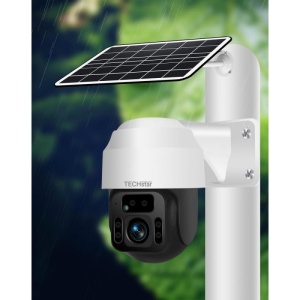 Resigilat Camera de Supraveghere PTZ Techstar® LS07, Acumulator 1200mAh, Panou Fotovoltaic cu Incarcare Solara, Control PTZ, Audio Bidirectional, Detectarea Persoane, ONVIF, P2P, Inregistrare in Cloud sau Slot MicroSD, Auto-Tracking, MyCam - Img 10