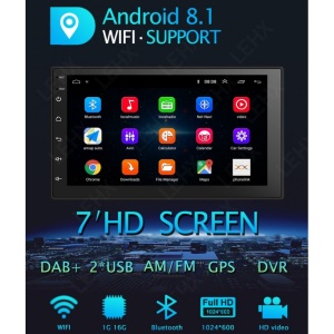 Resigilat Navigatie Auto Multimedia 7168 Techstar® 2DIN Android 8.1 GPS Radio Wi-Fi Display 7" Quad Core MP5 Player - Img 6