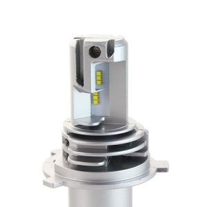 Resigilat Set 2 LED-uri Auto Techstar® M3, H4, 40w, 8000 Lumeni, 6500K, AUTO, 12-24 Volti, ZES, Canbus, Miez Cupru, Radiator Aluminiu - Img 2