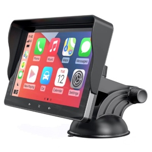Resigilat Sistem Multimedia Techstar® Apple Carplay/Android, Ecran tactil, 7 inch 1080P Full HD, Bluetooth, Mirror Link/card TF/USB/AUX, Negru - Img 10