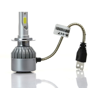 Set LED C6 H7, radiator aluminiu, lumina alba rece, 36W, 3800lm