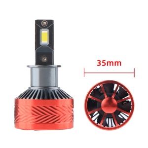 set 2 becuri led auto techstar p14 h3 lumina alba rece 6000k