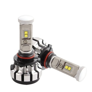 Set 2 LED-uri Auto Techstar® T1S, 9005, 35w, 8000 Lumeni, 6000K, AUTO, 12-24 Volti, CREE, Canbus, Radiator Aluminiu - Img 2