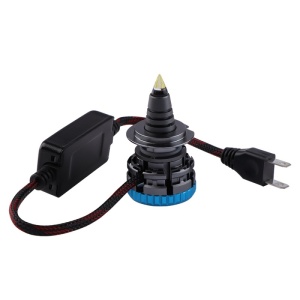 Set 2 LED-uri Auto Techstar® V8/A9, H7, 40w, 4000 Lumeni, 6500K, AUTO, 12-24 Volti, EPISTAR, Canbus, 360°, Radiator Aluminiu - Img 3
