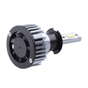 Set 2 LED-Uri Auto Techstar® V8, H3, 120W, 12-24V, 15000 Lumeni, 6000K, Unghi Fascicul 360°, CSP 3570, Canbus, Radiator Aluminiu, Racire Cooling Tech, Argintiu - Img 15